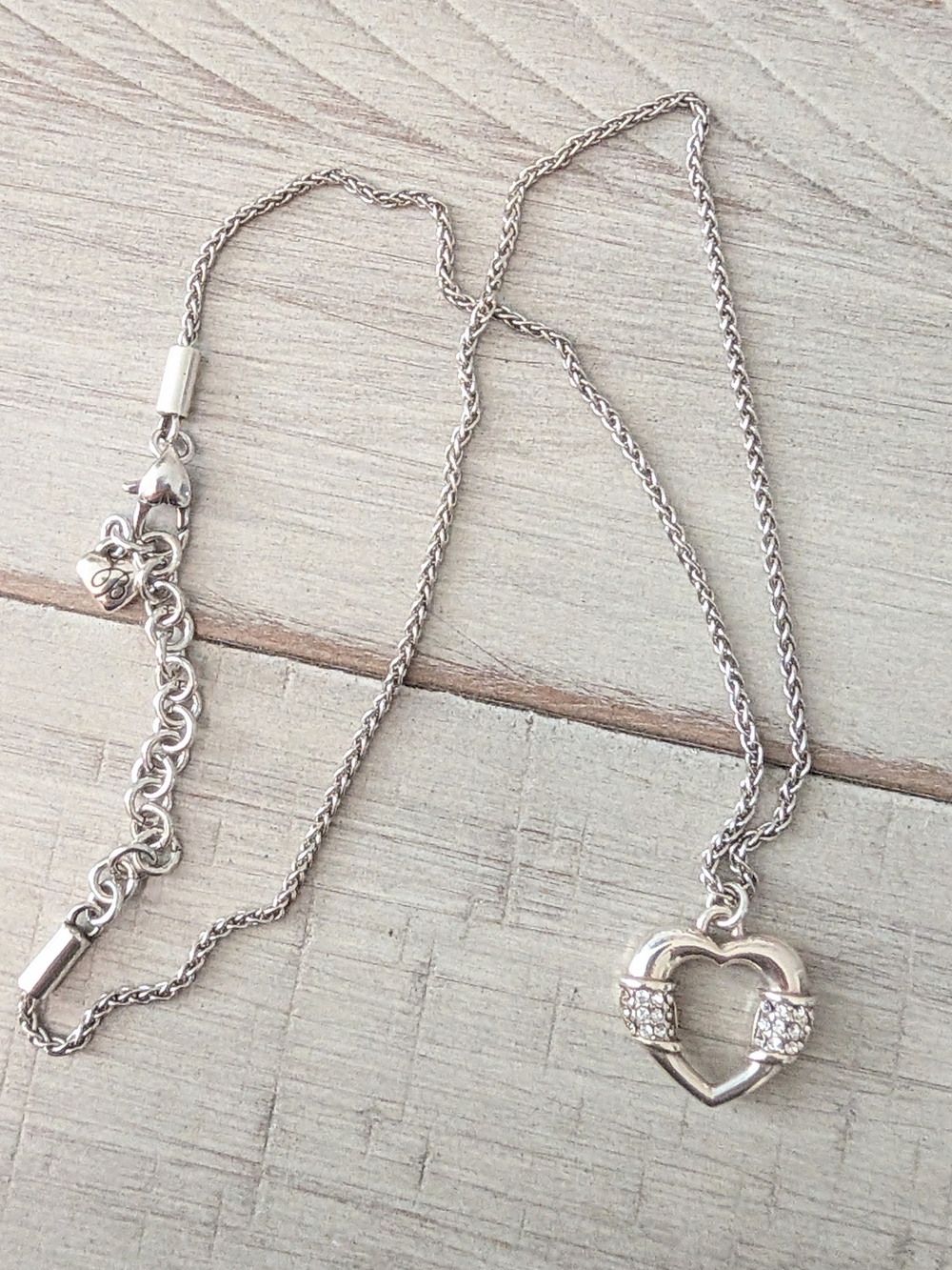 Brighton Meridian Linx Petite Heart Pendant Necklace